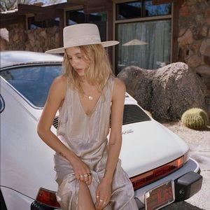 Sierra Lack of Color cream fedora hat small